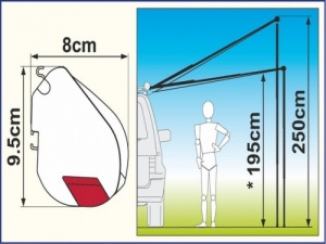 Fiamma F35 Pro Awning - Black Case